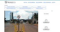 Desktop Screenshot of barreirasbahia.com.br